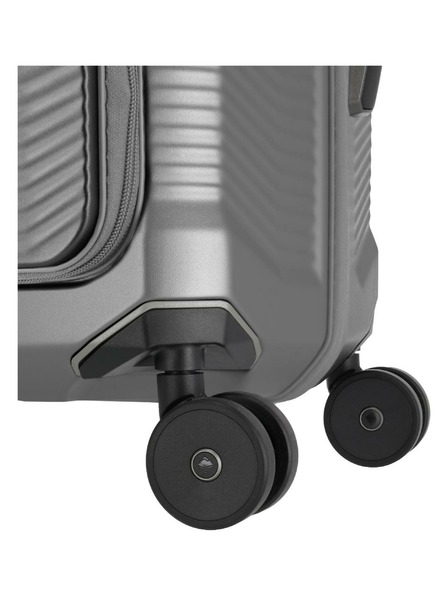 Travelite Cestovný kufor Travelite Millennium S Front pocket Silver