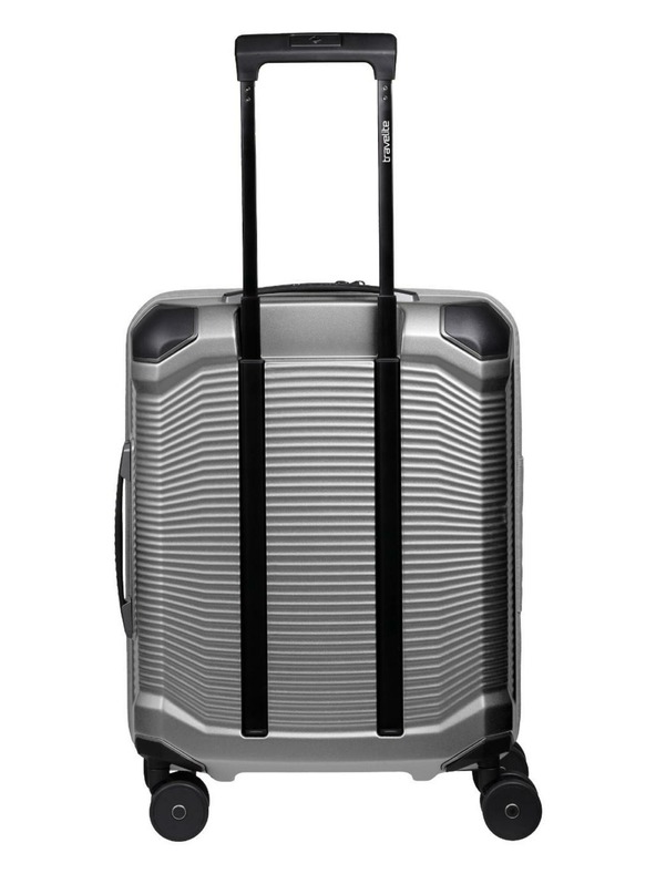 Travelite Cestovný kufor Travelite Millennium S Front pocket Silver