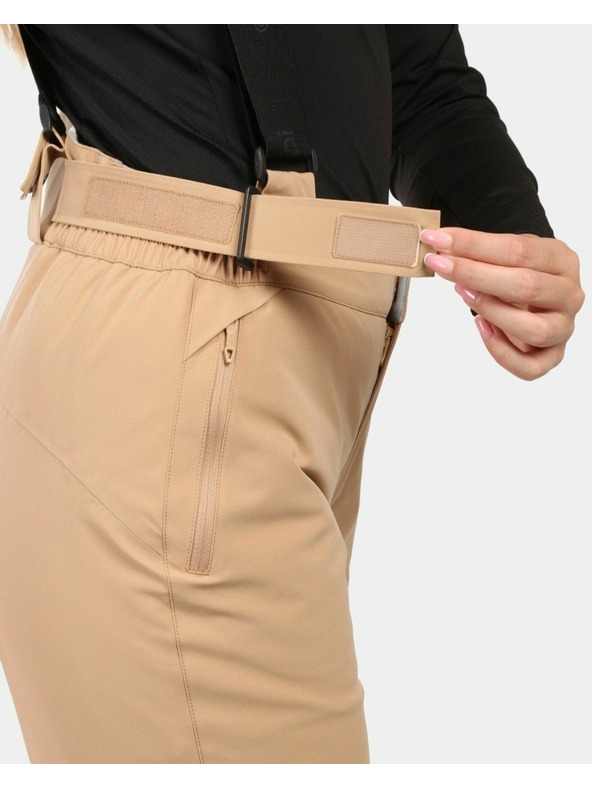 Kilpi Dámske lyžiarske nohavice Kilpi ELARE-W Beige