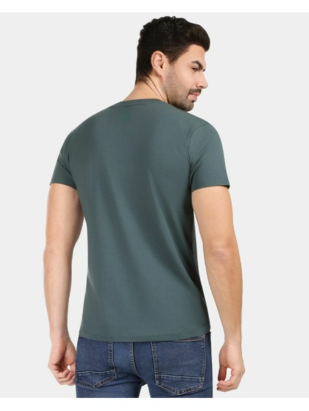 Kilpi Pánske bavlnené tričko Kilpi SPACER-M Tmavo zelená