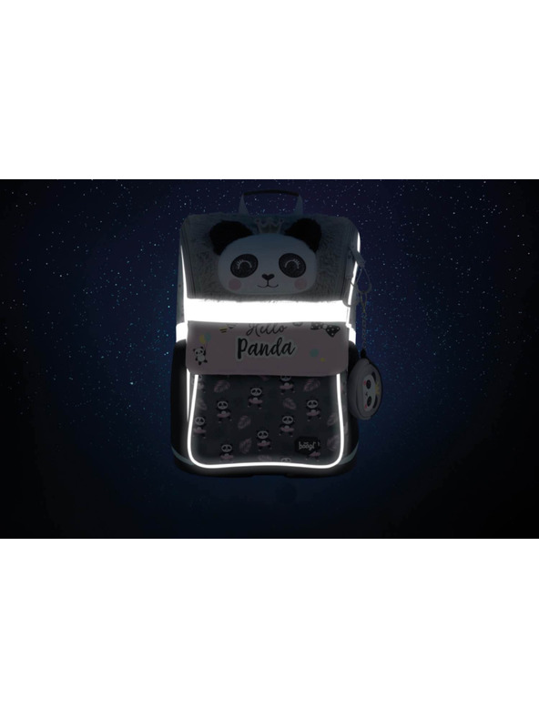 BAAGL  BAAGL SET 5 Zippy Panda: aktovka, penal, vrecko, zástena, peňaženka