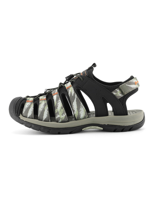 ALPINE PRO Pánske outdoorové sandále ALPINE PRO KOREM stone gray