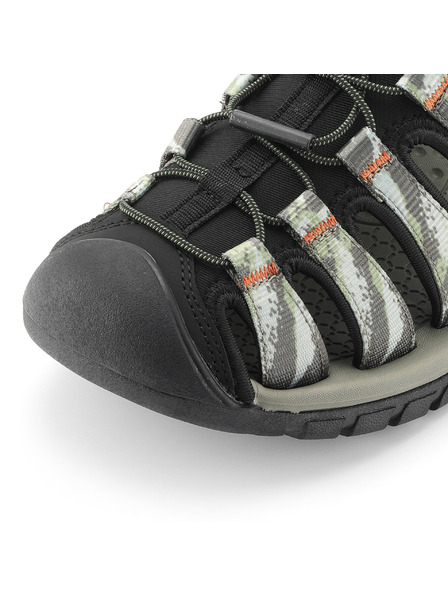 ALPINE PRO Pánske outdoorové sandále ALPINE PRO KOREM stone gray