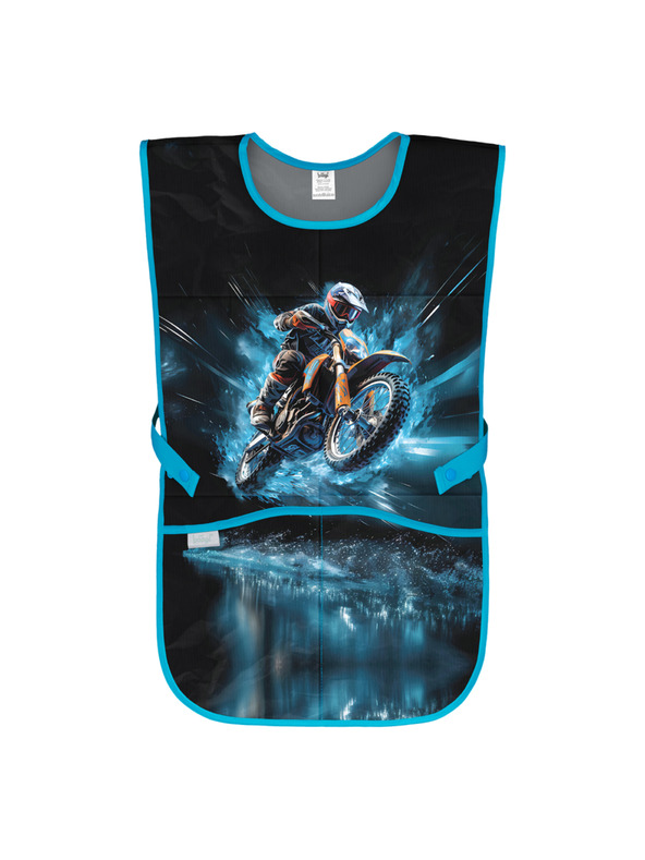 BAAGL  Modrá detská zástera Motorka Baagl