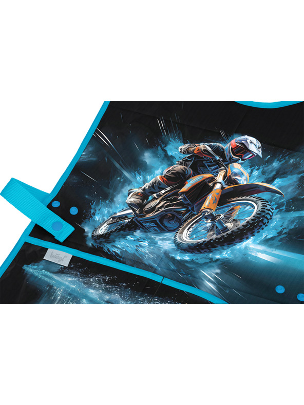 BAAGL  Modrá detská zástera Motorka Baagl