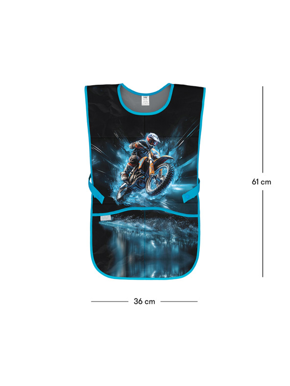 BAAGL  Modrá detská zástera Motorka Baagl