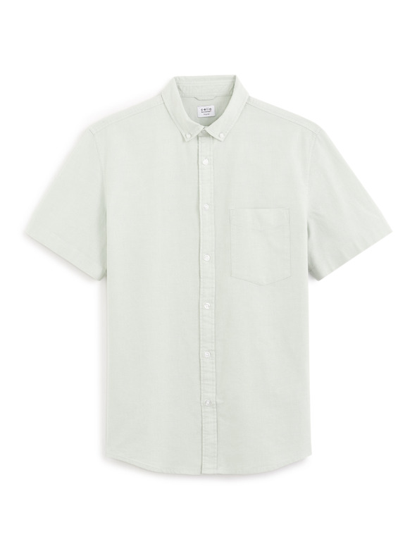 Celio Svetlozelené pravidelné tričko Celio Daxfordmc