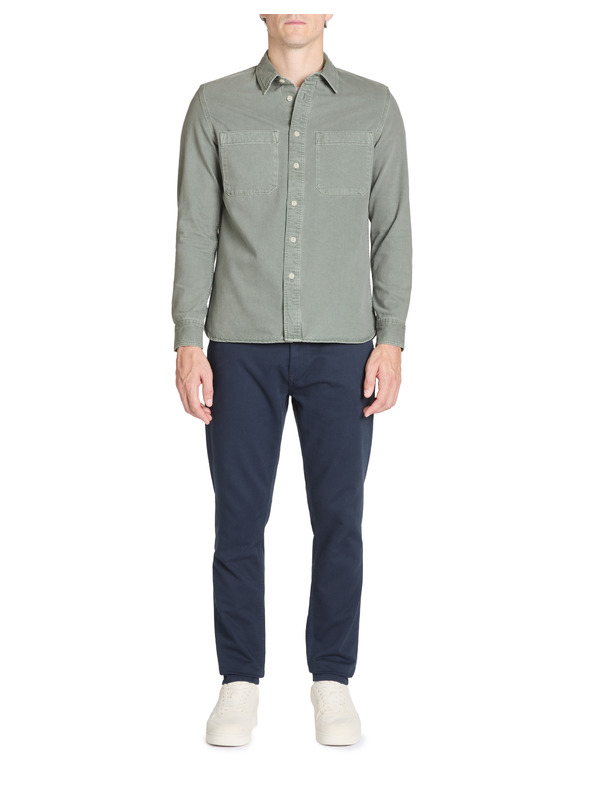 Celio Šedá pánska bavlnená košeľa Celio Fegetiml