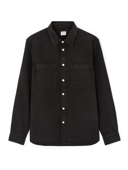 Celio Čierne pánske bavlnené tričko Celio Janime