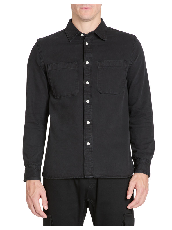 Celio Čierne pánske bavlnené tričko Celio Janime