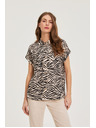 Moodo Košeľa so zvieracím vzorom béžová Moodo