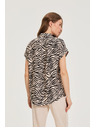 Moodo Košeľa so zvieracím vzorom béžová Moodo