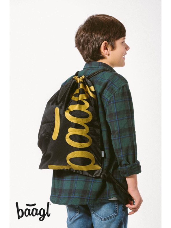 BAAGL  BAAGL SET 5 Skate Gold: batoh, penál, sáčok, ľadvinka, obal na notebook