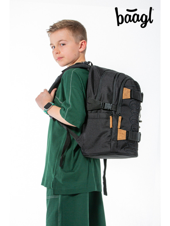 BAAGL  BAAGL SET 5 Skate Darkness: batoh, penál, sáčok, ľadvinka, obal na notebook