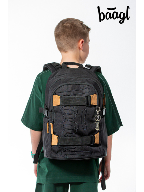 BAAGL  BAAGL SET 5 Skate Darkness: batoh, penál, sáčok, ľadvinka, obal na notebook