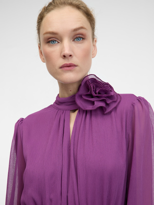 Orsay Fialové dámske maxi šaty ORSAY