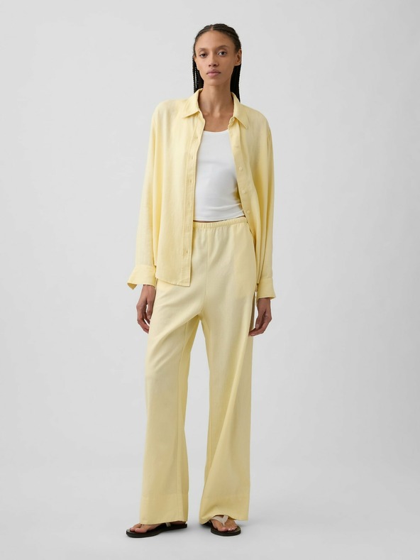 GAP Ľanová košeľa Easy Shirt GAP