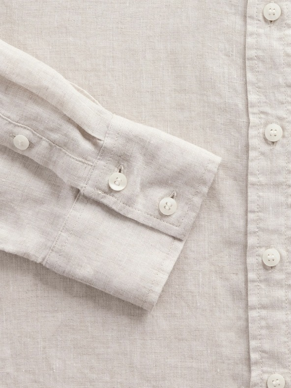 GAP Ľanová oversize košeľa GAP