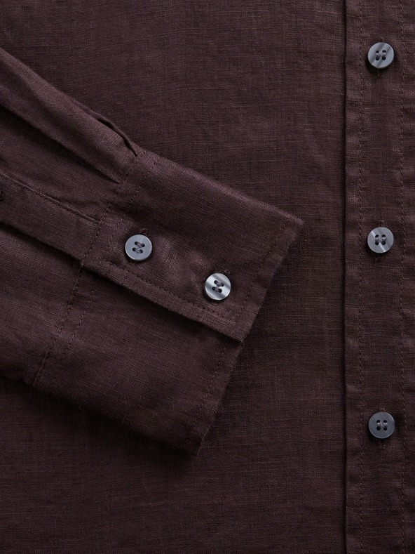 GAP Ľanová oversize košeľa GAP