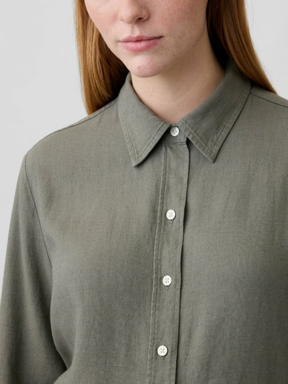 GAP Ľanová košeľa Easy Shirt GAP
