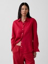 GAP Ľanová oversize košeľa GAP