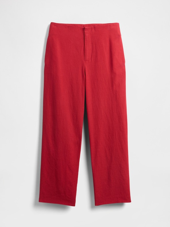 GAP Ľanové nohavice Straight GAP