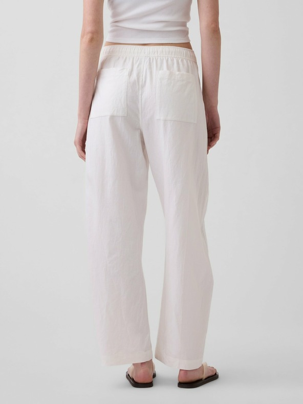 GAP Lnené nohavice Easy Barrel GAP