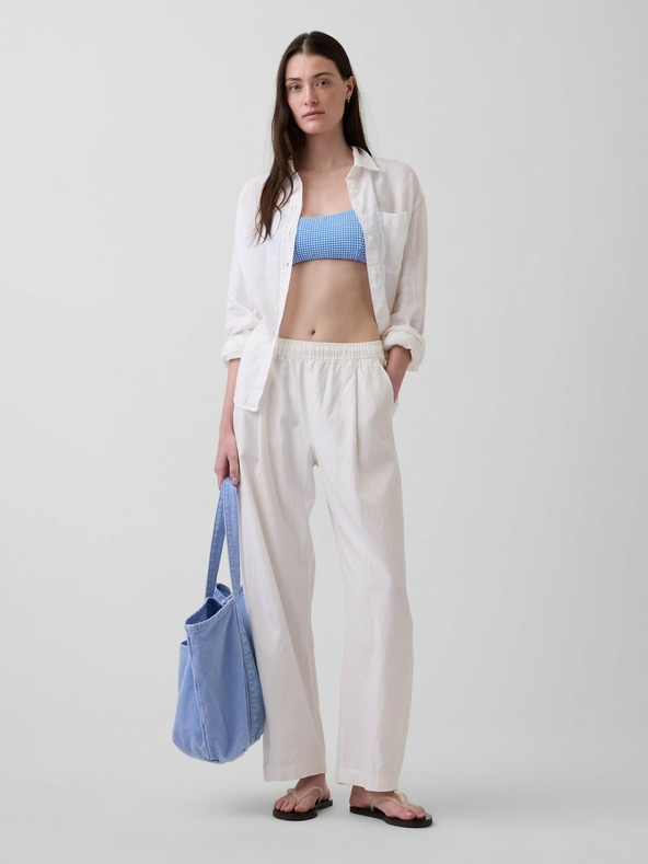 GAP Lnené nohavice Easy Barrel GAP