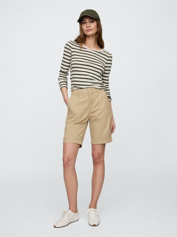 GAP Bermuda nohavice khaki Downtown GAP