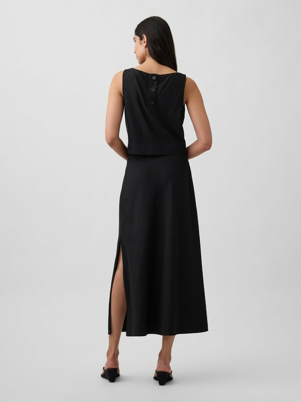 GAP Ľanová maxi sukňa GAP