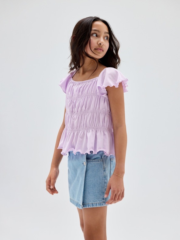 GAP Detská džínsová kraťasová sukňa GAP