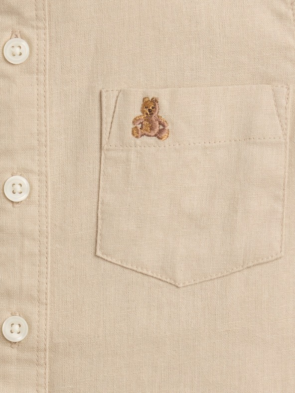 GAP Baby ľanová košeľa GAP