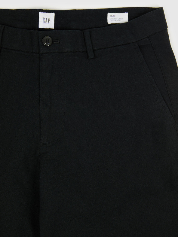 GAP Nohavice zo zmesi ľanu straight GAP