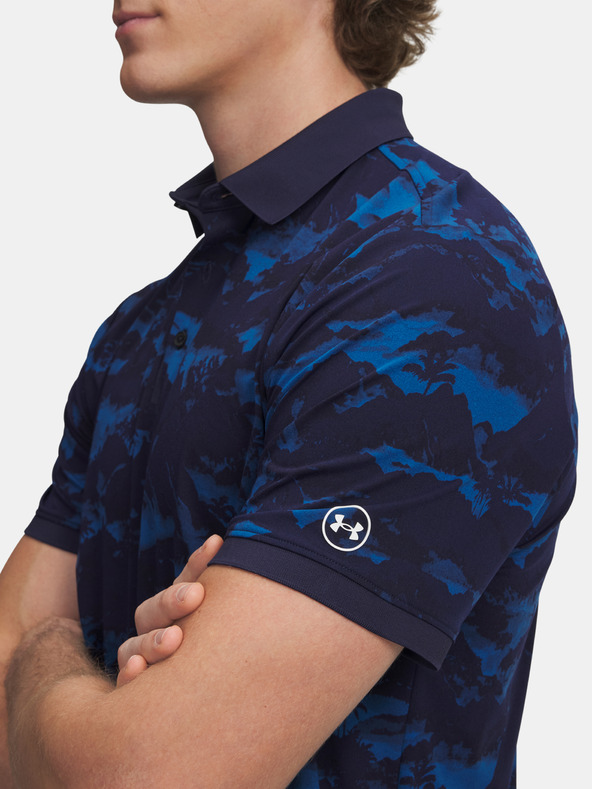 Under Armour Pánske tričko Under Armour UA ArmourDry Print Rib Polo