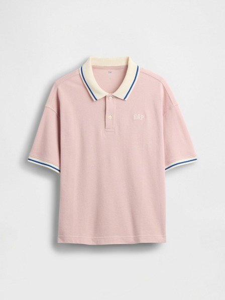 GAP Detské oversize polo tričko s logom GAP