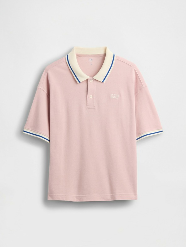 GAP Detské oversize polo tričko s logom GAP