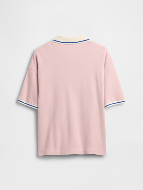 GAP Detské oversize polo tričko s logom GAP