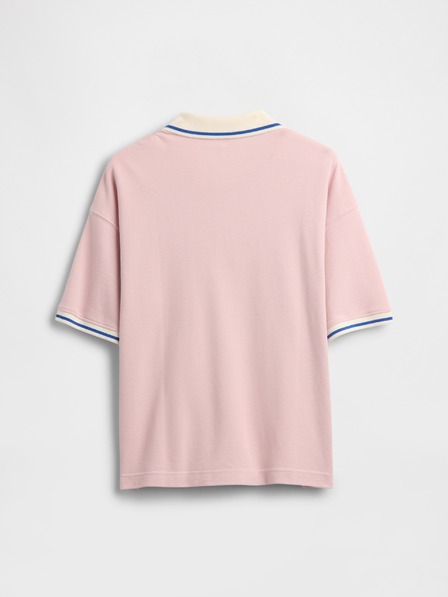 GAP Detské oversize polo tričko s logom GAP