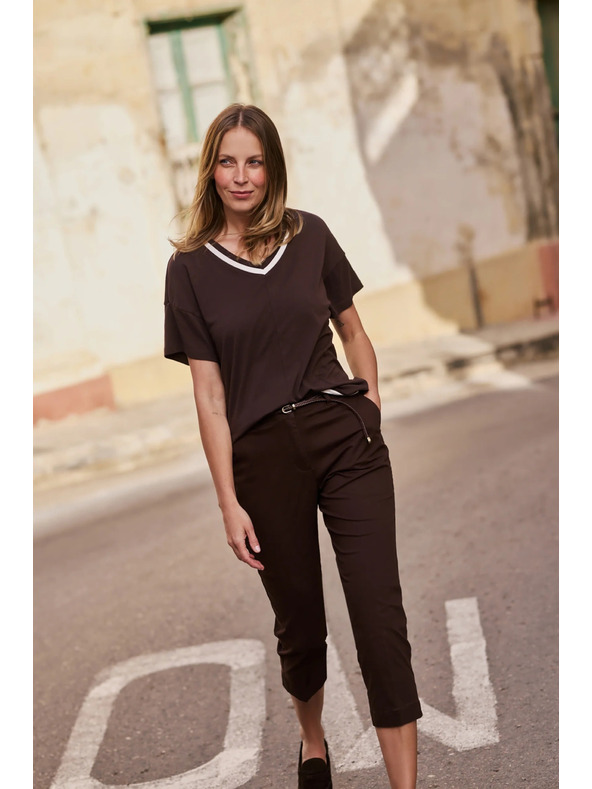 Moodo Hnedé rybárske nohavice Moodo