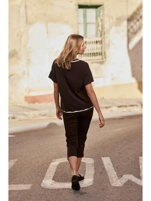 Moodo Hnedé rybárske nohavice Moodo