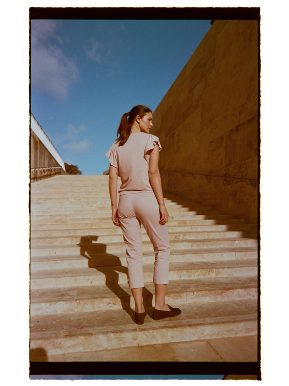 Moodo Ružové rybárske nohavice Moodo