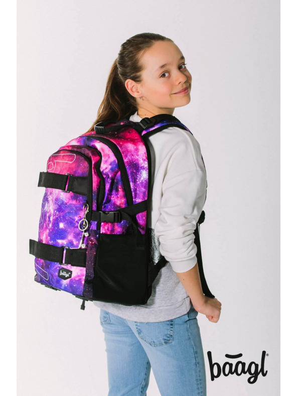 BAAGL  BAAGL SET 5 Skate Galaxy: batoh, penal, vrecko, ledvinka, obal na notebook