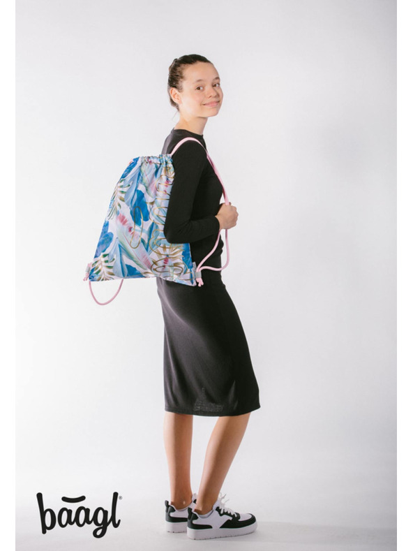 BAAGL  BAAGL SET 5 Skate Leafs: batoh, penal, vrecko, ledvinka, obal na notebook