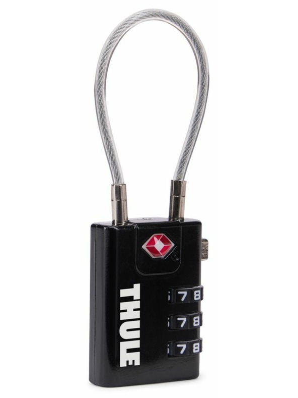 Thule Thule TSA zámok s oceľovým lankom TSAL101 - čierny