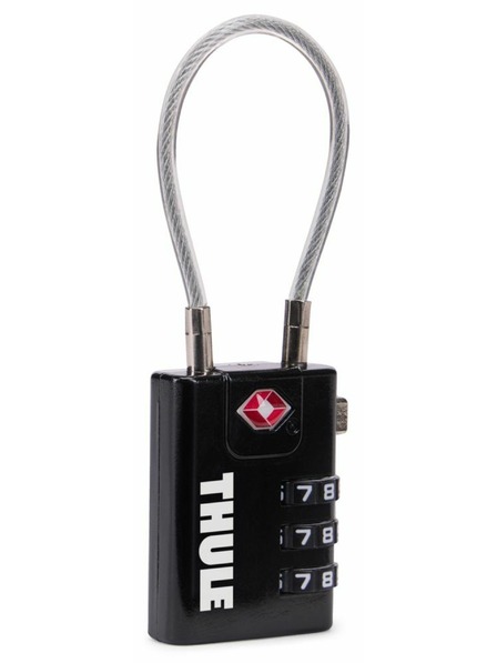 Thule Thule TSA zámok s oceľovým lankom TSAL101 - čierny