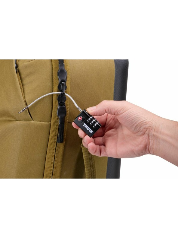 Thule Thule TSA zámok s oceľovým lankom TSAL101 - čierny