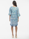 Orientique Modré dámske vzorované šaty