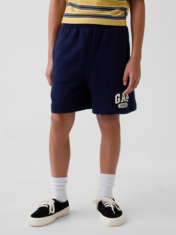 GAP Detské teplákové kraťasy logo GAP