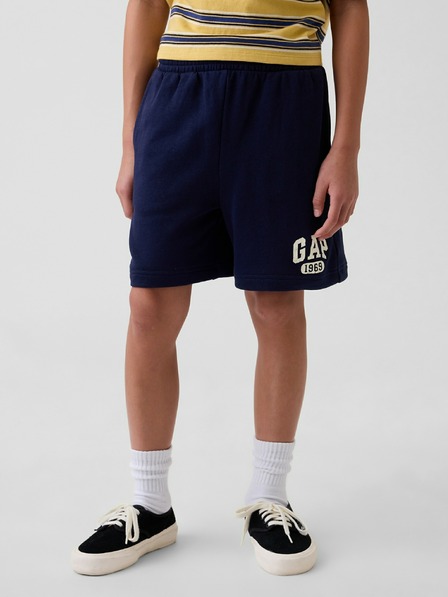 GAP Detské teplákové kraťasy logo GAP