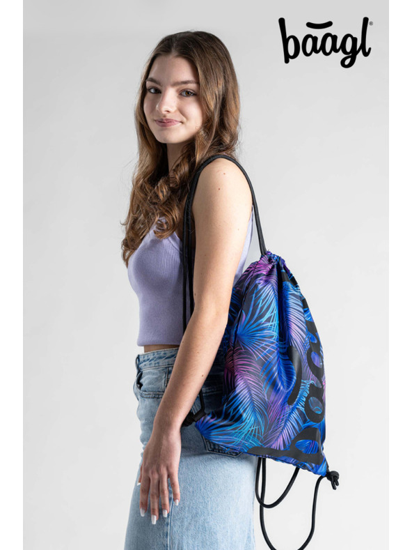 BAAGL  Modrá taška Baagl Palm